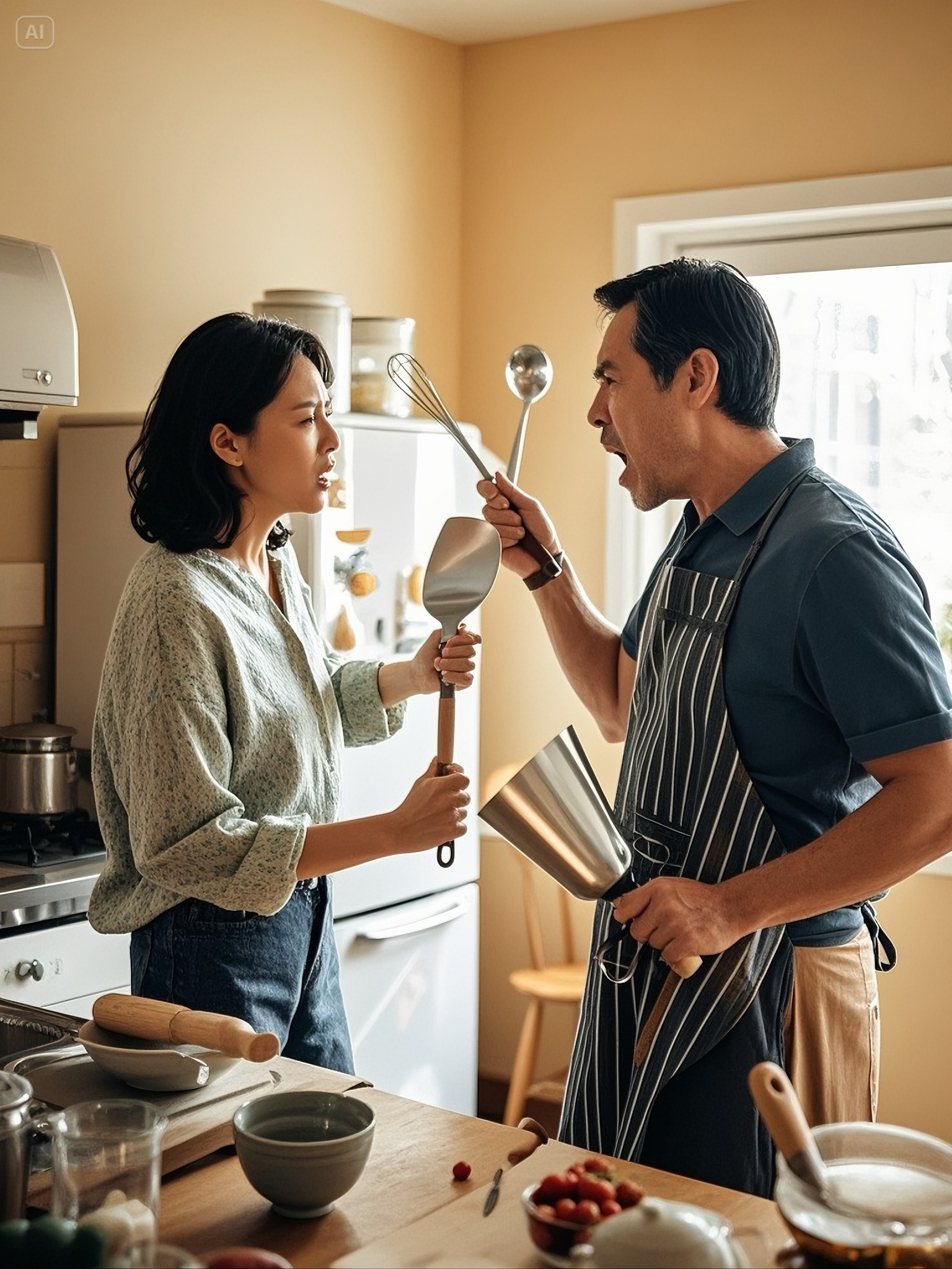 CHỊ CHỒNG VÀ EM CHỒNG NGÀY NÀO CŨNG TỚI ĂN TRỰC