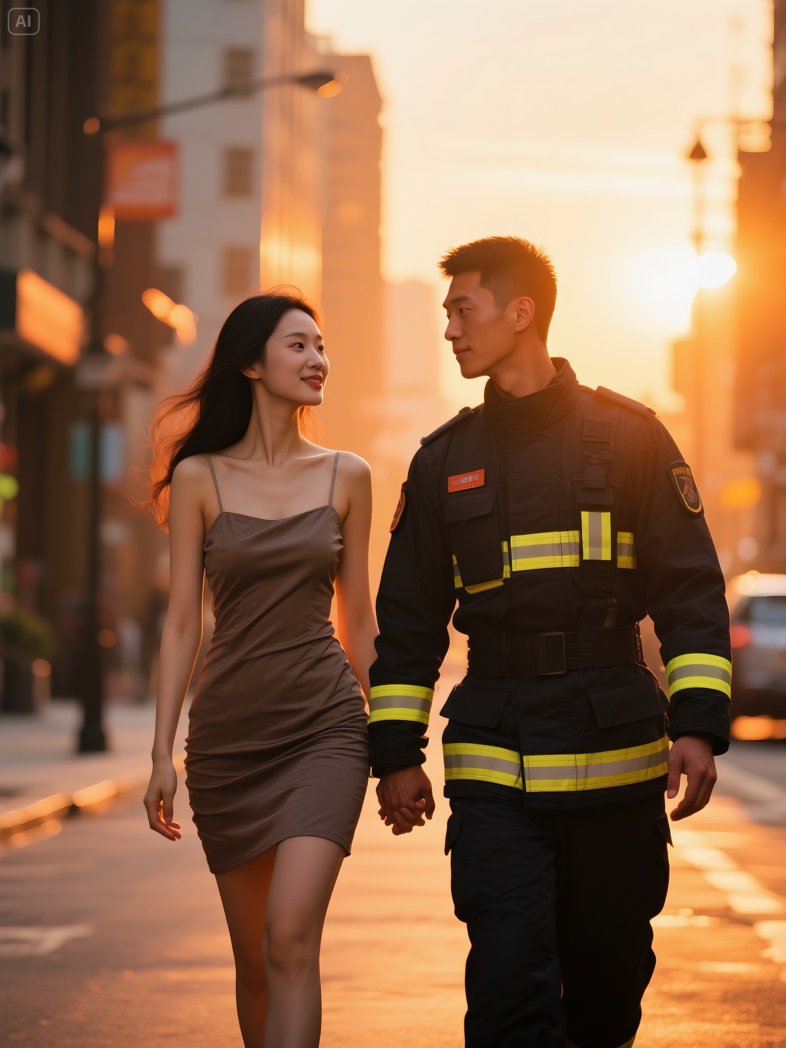 LÍNH CỨU HỎA VÀ TIỂU TRÀ XANH KHÔNG BẮT LỬA
