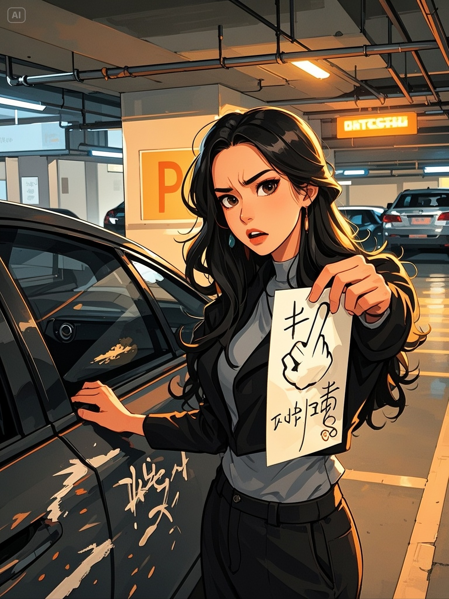 CHIẾC XE BỊ CÀO VÀ MỖI THÙ HÀNG XÓM