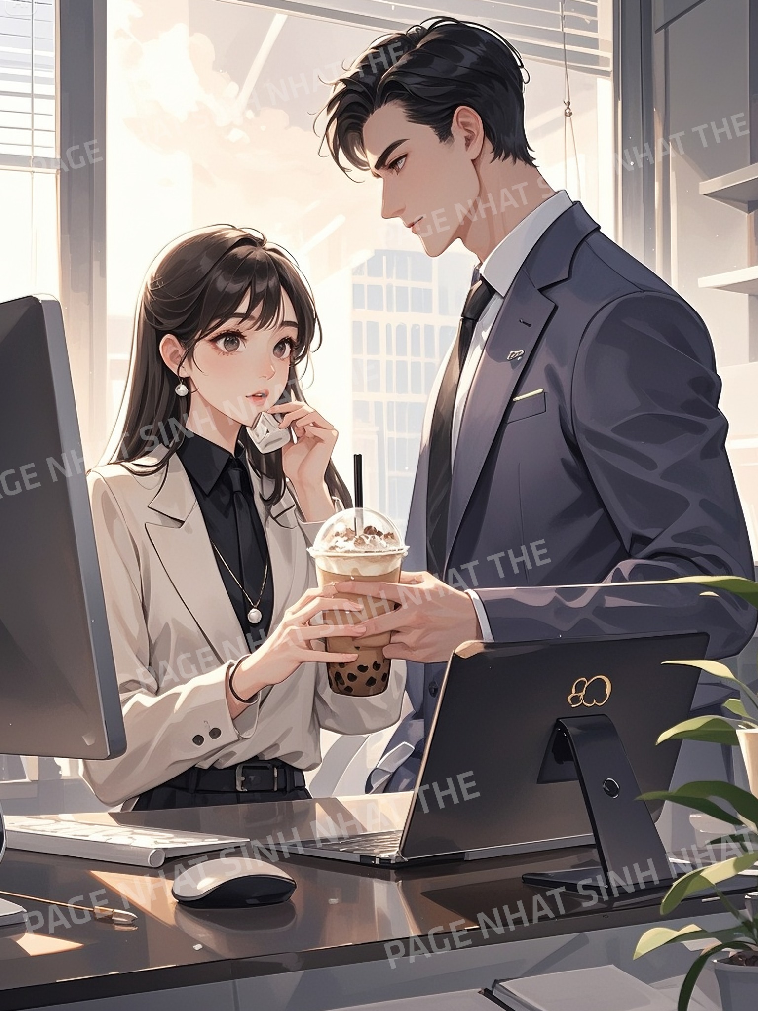 LỠ CÓ CON VỚI SẾP