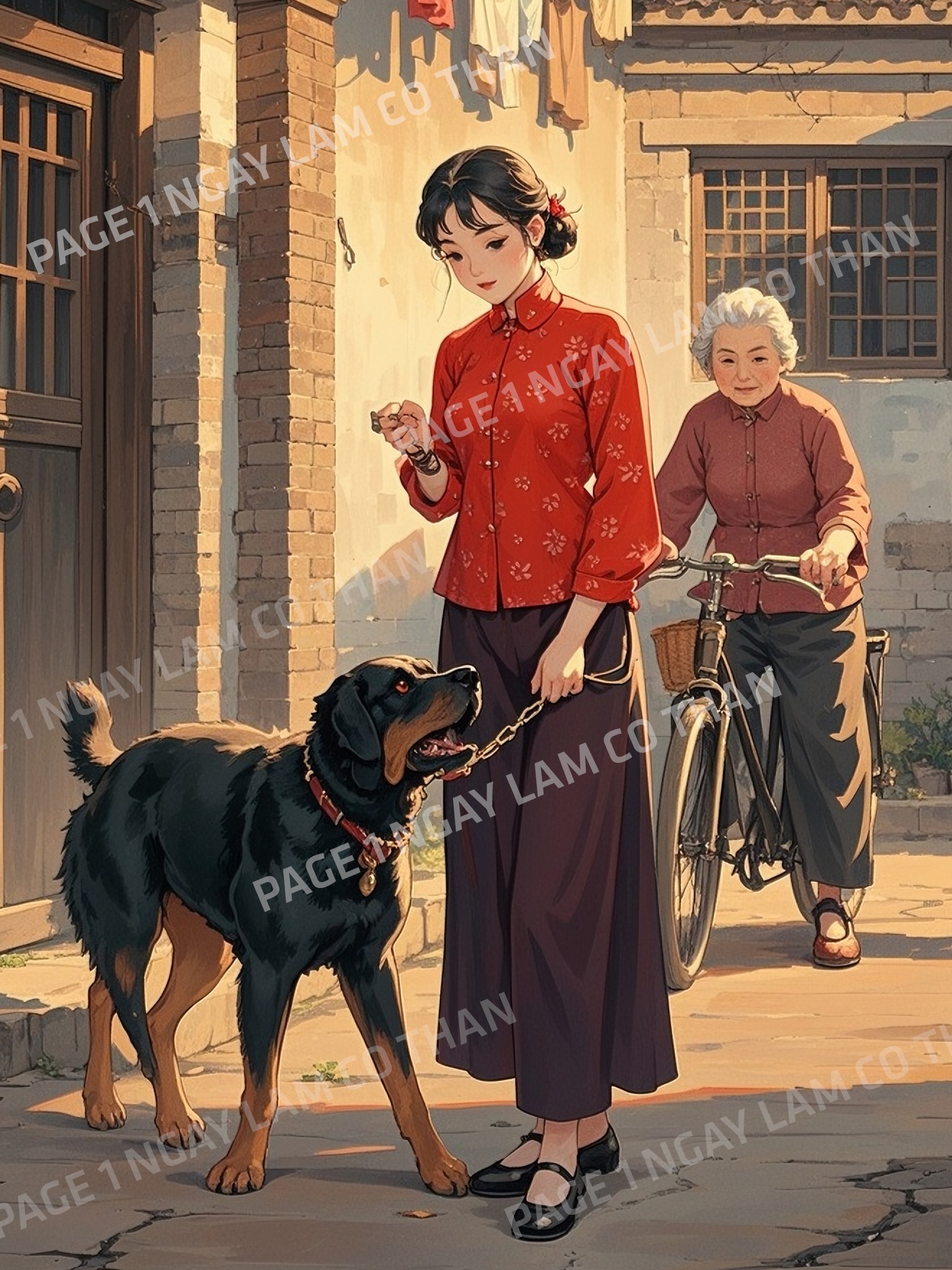 MẸ CHỒNG MANG VỀ MỘT CON CHÓ DẠI