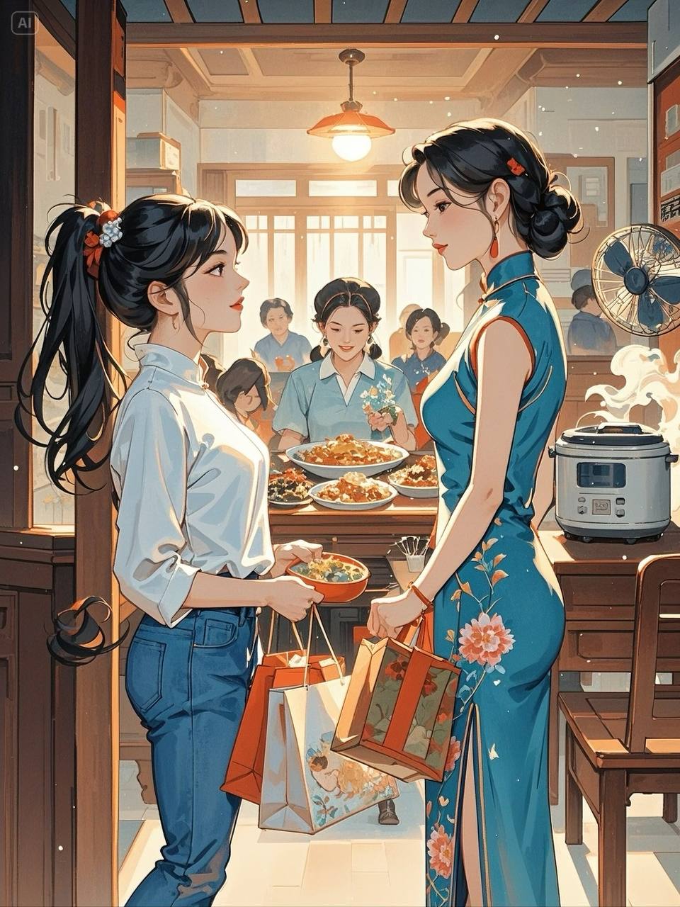 BỮA CƠM CUỐI CÙNG TRONG NHÀ CHỒNG