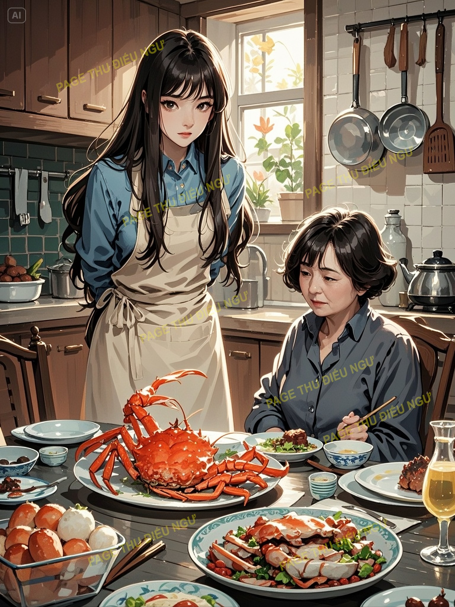 SỐNG LẠI, TÔI ĐỂ MẸ CHỒNG ĂN HẢI SẢN THOẢI MÁI