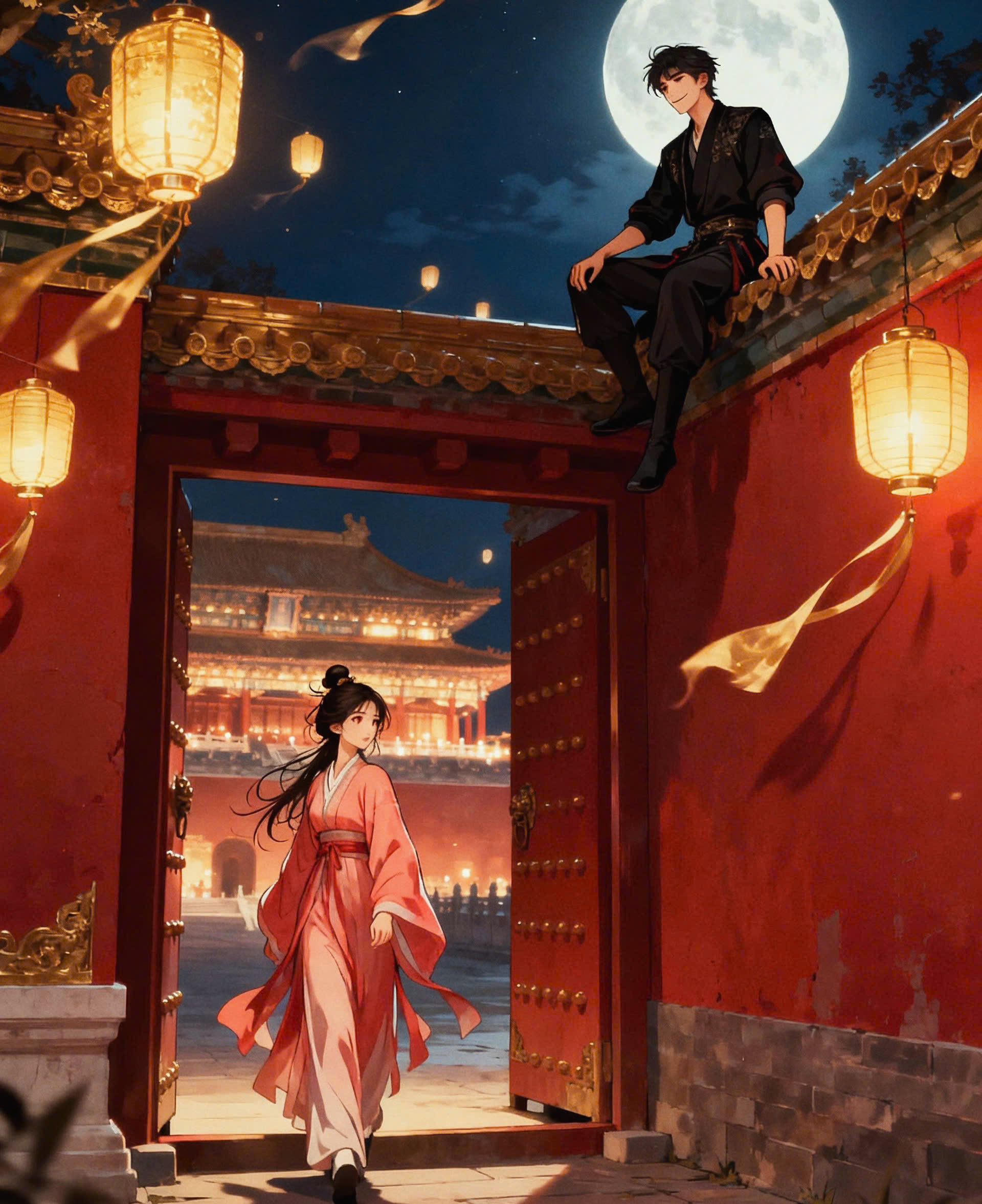 OAN GIA TRÊN TƯỜNG VIỆN