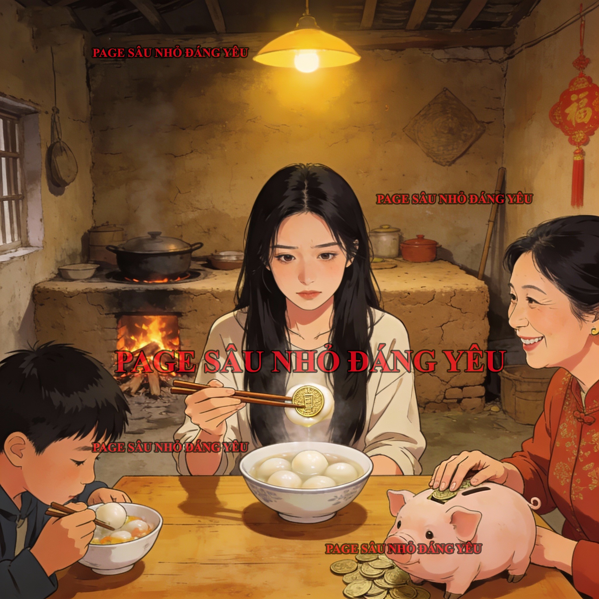 ĐỒNG XU TRONG BÁNH TRÔI