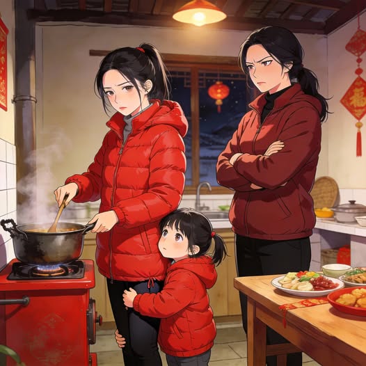 Đuôi cá trên bàn đêm Giao thừa