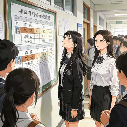 Hoa Khôi Trường Luôn Bằng Điểm Với Tôi