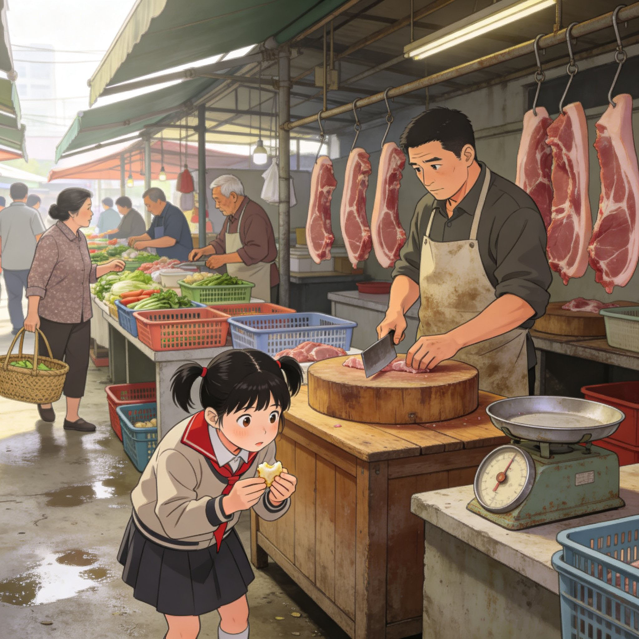 Miếng Mỡ Trên Sạp Thịt Hai Mươi Năm Trước