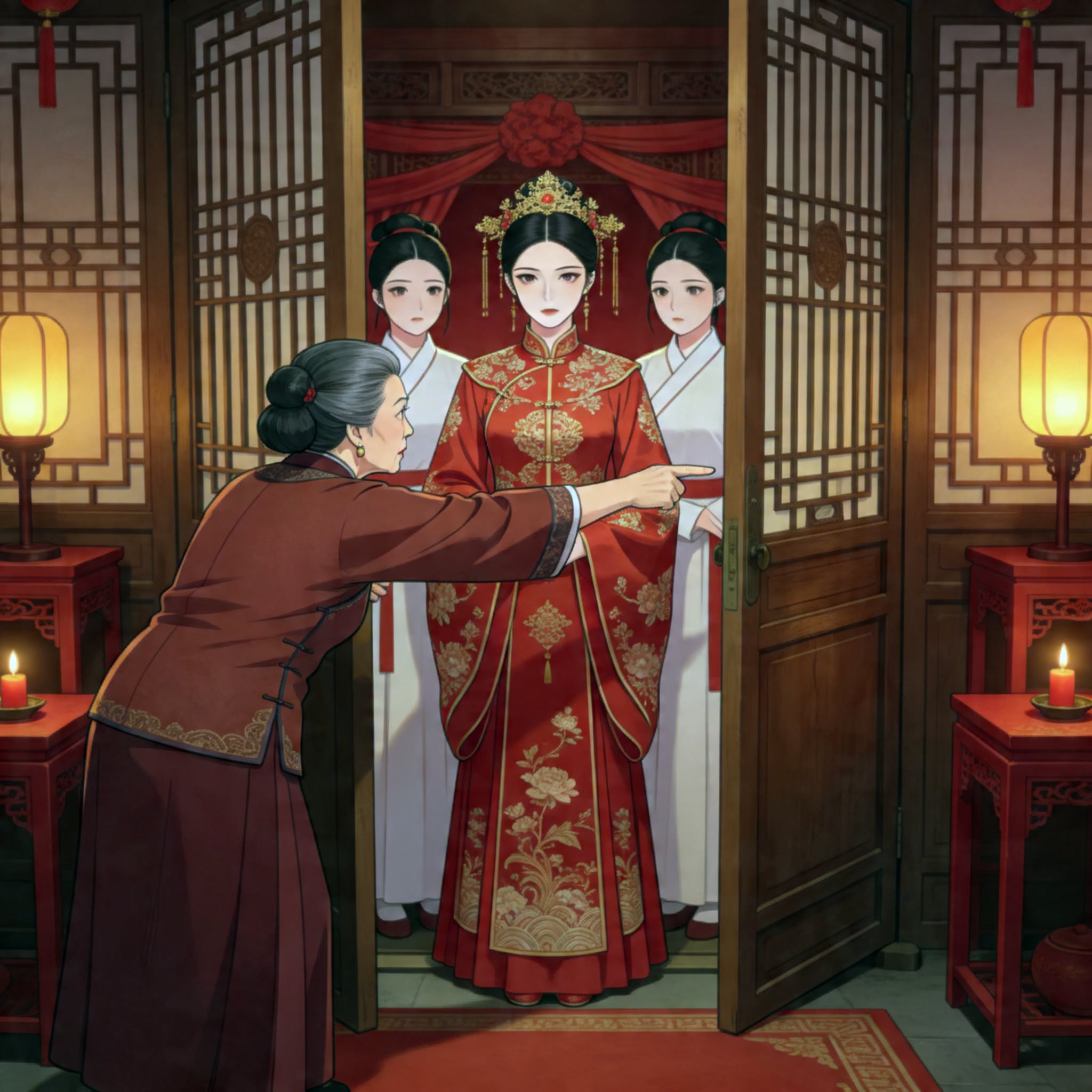 Vừa Bái Đường Xong, Mẹ Chồng Ép Ta Nhận Thiếp