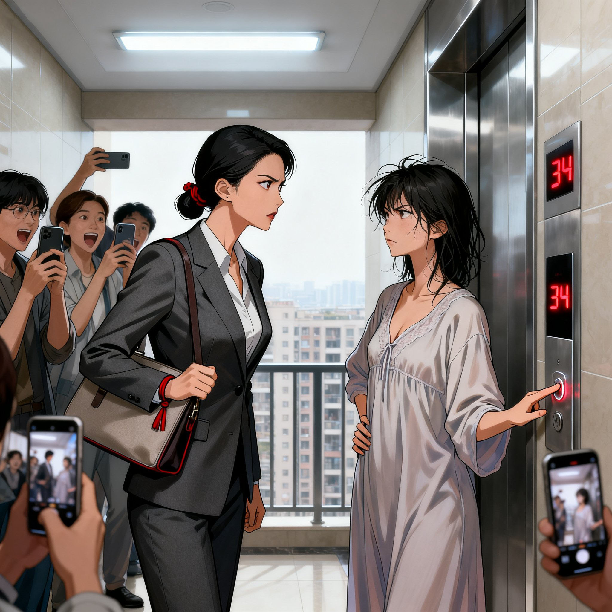 HÀNG XÓM BÁ CHIẾM THANG MÁY, TÔI MUA LUÔN CÁI THANG MÁY ĐÓ