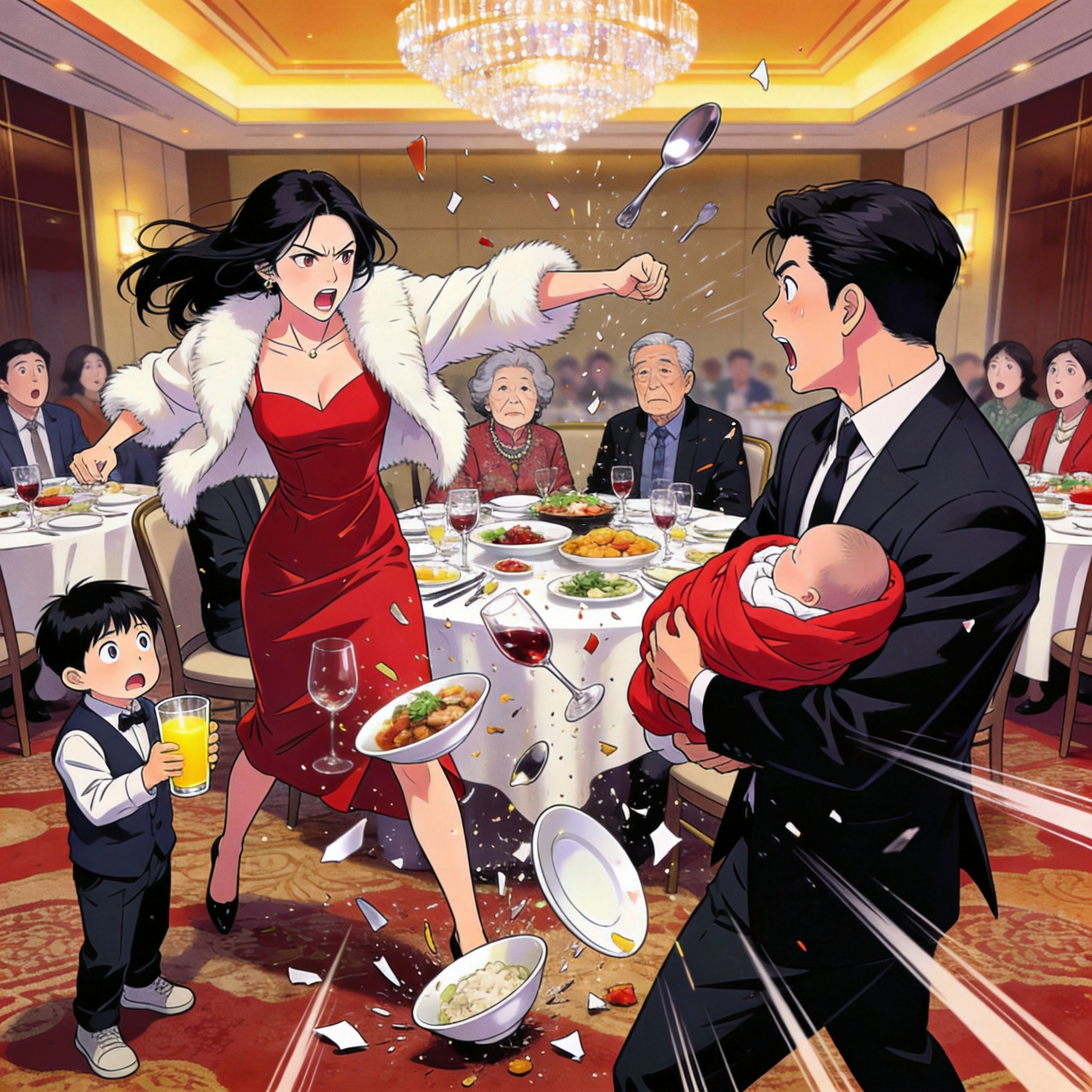 Ngày Đầy Tháng Con, Tôi Hất Tung Cả Bàn Tiệc