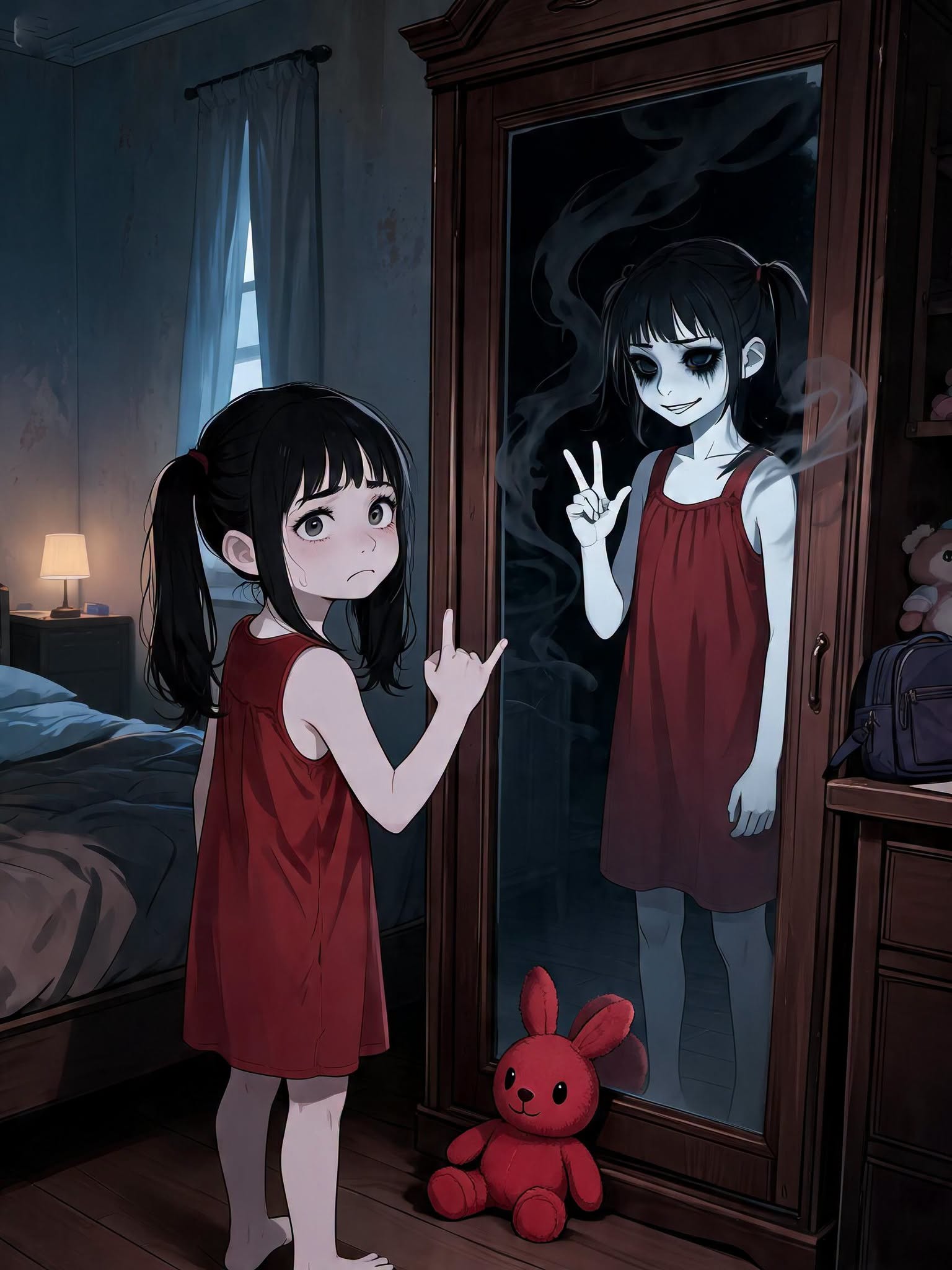 Trò Oẳn Tù Tì Trong Gương