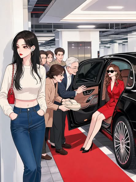 Thảm Đỏ Dưới Hầm Xe